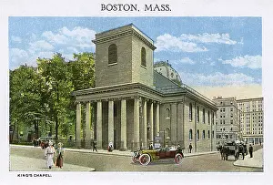 Railings: King's Chapel, Boston, Massachusetts, USA
