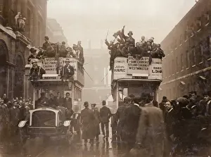 Campus: King's College students on buses