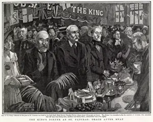 Majesties: King's Dinner to the Poor at St. Pancras 1902