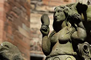 Linlithgow: King's fountain, Linlithgow Palace, West Lothian, Scotland