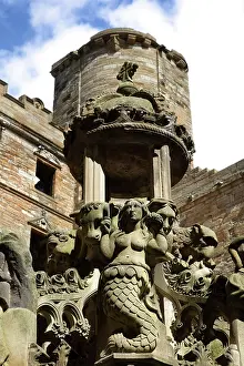 Linlithgow: King's fountain, Linlithgow Palace, West Lothian, Scotland