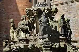 Linlithgow: King's fountain, Linlithgow Palace, West Lothian, Scotland
