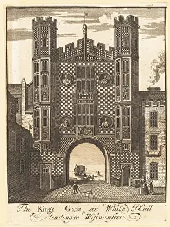 Gryphon: The King's Gate, Holbein Gate or Cockpit Gate, London, 1720s