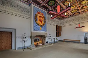 Grisaille: King's Inner Hall, Stirling Castle, Stirling, Scotland
