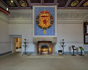 Grisaille: King's Inner Hall, Stirling Castle, Stirling, Scotland