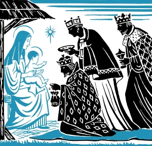 Nativity: Three Kings Offering Gifts