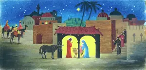 Haywood: Kings and Shepherds approaching the stable
