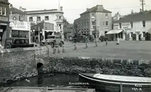 Kingsbridge: Kingsbridge, Devon - Ryeford Garage and Anchor Hotel