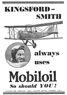 Kingsford: Kingsford Smith Always Uses Mobiloil