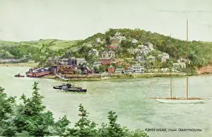 Kingswear: Kingswear from Dartmouth, Devon