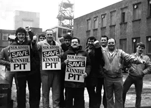 Closure: Kinneil Mineworkers protest