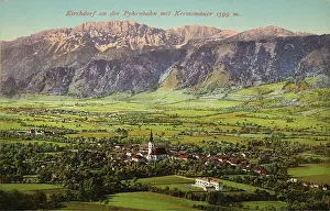 Krems: Kirchdorf an der Krems with Kremsmauer. 1907