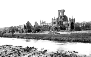 Kirkstall: Kirkstall Abbey, from the Weir 1891