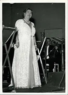 Flagstad: Kirsten Flagstad, opera singer, in farewell concert, Oslo