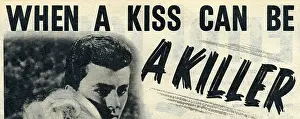 Typeface: When a kiss can be a killer, font