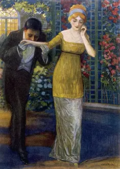 Admirer: Kissing the hand