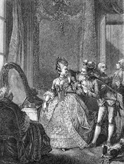 Boudoir: Kissing the hand(18th century)