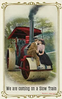 Steamroller: Kissing on a Steamroller