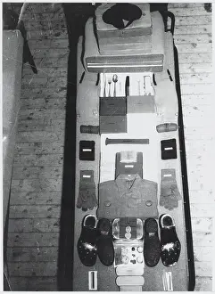 Middlesex: Kit layout for soldiers of 1st Bn, Middlesex Regiment