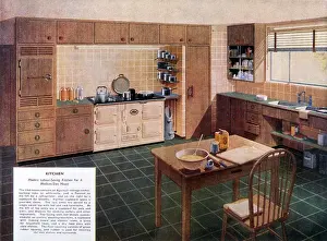Spacious: KITCHEN WITH AGA 1936?