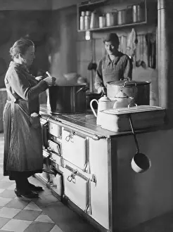 Astor: Kitchen in the Astor Trust, 1935