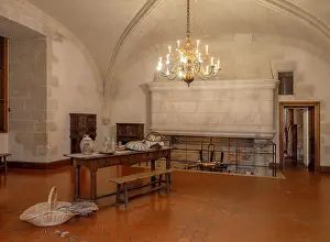 Azay: Kitchen, Chateau d'Azay-le-Rideau, Indre-et-Loire, France