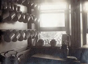 Teapots: Kitchen in a convalescent hospital, WW1