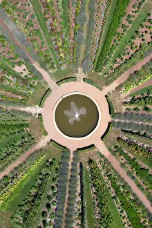 Hectare: Kitchen garden, Chateau de la Chaize, Odenas, Rhone, France