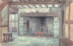 Quatremain: The kitchen, Shakespeare's Birthplace, Stratford-upon-Avon