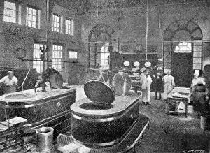 Boilers: Kitchen at St Pancras Workhouse, London