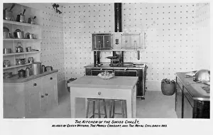 Furnished: The kitchen of the Swiss Cottage