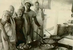 Utopian: Kitchen workers at the People's Temple Agricultural ?