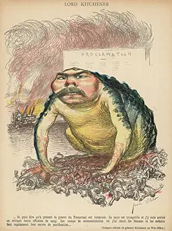 Khartoum: KITCHENER/FROG CARTOON