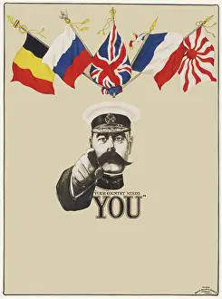 Demanding: KITCHENER POSTER WWI