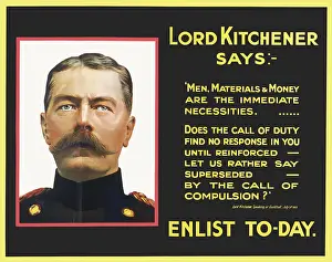 Quote: KITCHENER QUOTE POSTER