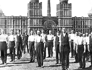 Chatham: Kitchener's army recruits drilling, Chatham, Kent, WW1