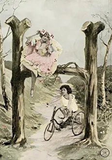 Trike: kitsch / souvenir, postcard, initials, photo