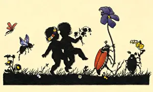 Cockchafers: kitsch / souvenir, springtime, silhouette, Germany
