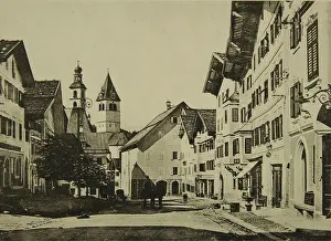 Kitzbuhel: Kitzbuhel. Main square. 1906. Collotype. Photograph