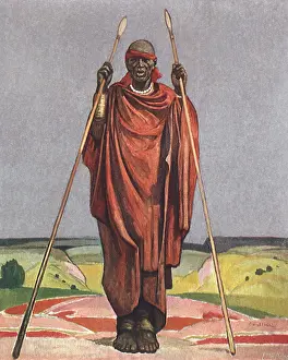 Tribesman: Kivu Tribesman with spears