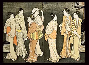 Shinagawa: Kiyonaga, Torii, (1752 -
