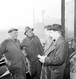 Kladno: Kladno steel foundry - workers
