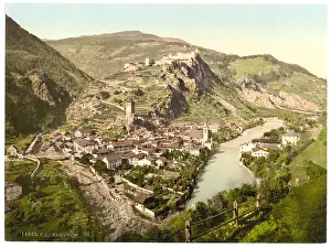 Klausen: Klausen, general view, Tyrol, Austro-History