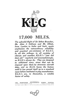 Robinhood: KLG Aero Engine Sparking Plugs 1925