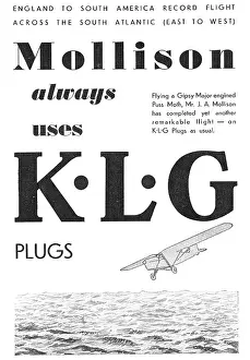 Mollisons: KLG Used By Mollisons Puss Moth