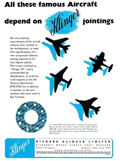 Klingerit: Klinger 721 DTD.378A Asbestos Jointing