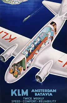 Batavia: KLM poster