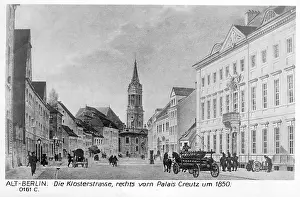 Klosterstraße: Klosterstrasse in Berlin, around 1850