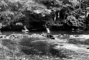 Nidd: Knaresborough, River Nidd, the Rapids 1914