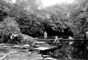 Nidd: Knaresborough, River Nidd, the Rapids 1914